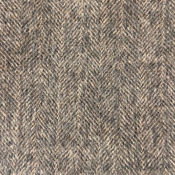 Stonehaven Mens Brown Herringbone Wool Blazer 2-Button USA Made Size 42R flaw - Picture 8 of 16